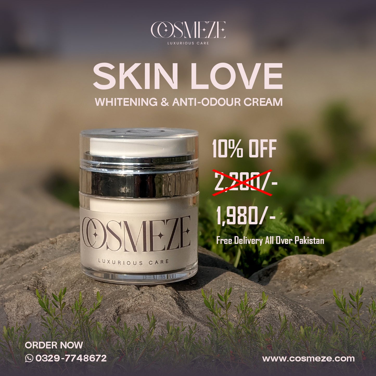 Skin Love Whitening & Anti-Odour Cream
